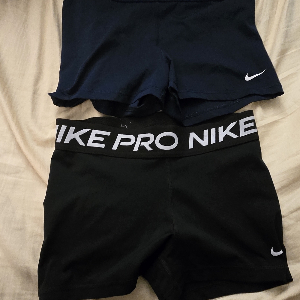 Nike Navy and Black Shorts Duo